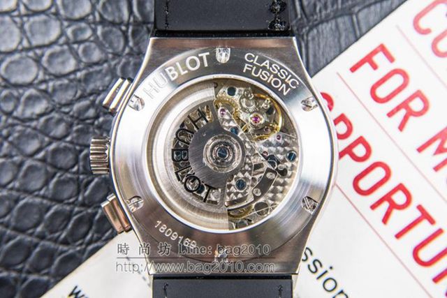 宇舶手錶 hublot恒寶表經典融合CLASSIC FUSION系列 施華洛世奇鑽石鑲嵌 宇舶經典融合計時男士腕表 宇舶高端男表  hds1747